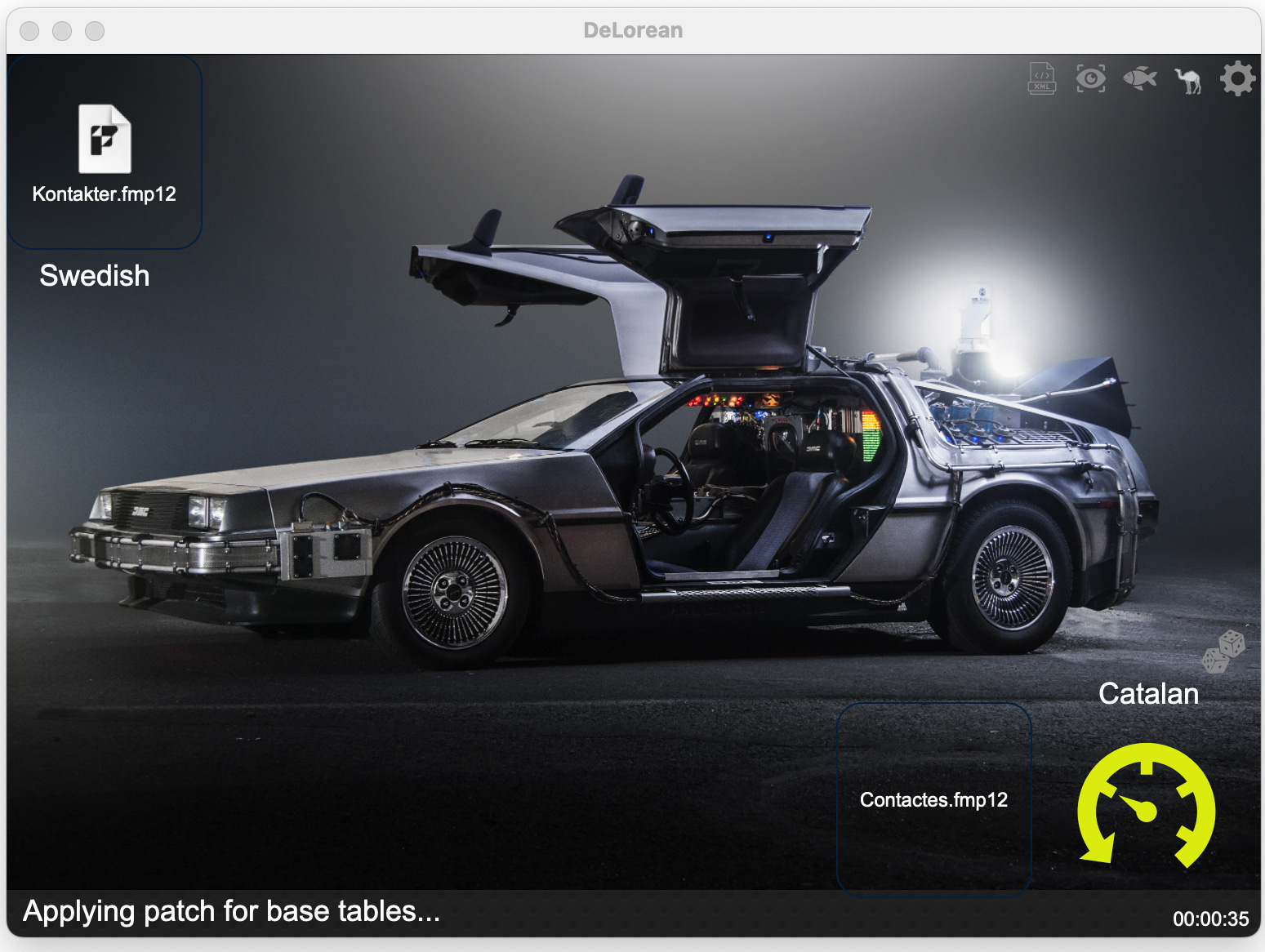 DeLorean — FileMaker-Entwicklerwerkzeug